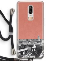 Marrakech Skyline : OnePlus 6 Transparant Hoesje met koord