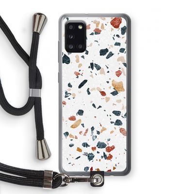 Terrazzo N°4: Samsung Galaxy A31 Transparant Hoesje met koord