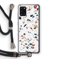 Terrazzo N°4: Samsung Galaxy A31 Transparant Hoesje met koord