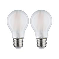 Paulmann 28642 LED-lamp Energielabel E (A - G) E27 7 W Warmwit (Ø x h) 60 mm x 106 mm 2 stuk(s) - thumbnail