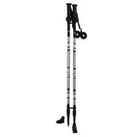 Set van 2x stuks Nordic Walking stokken verstelbaar - thumbnail