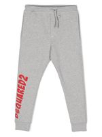 DSQUARED2 KIDS pantalon de jogging à logo imprimé - Gris - thumbnail