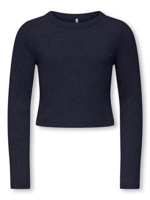 Kids ONLY winter top meisjes - blauw - KogBina - slim fit, longsleeve