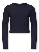 Kids ONLY winter top meisjes - blauw - KogBina - slim fit, longsleeve