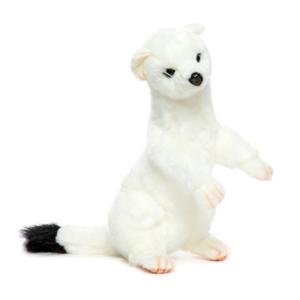 Hansa pluche hermelijn knuffel - 30 cm - dieren knuffels