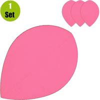 Lena Poly Plain Pear Fluor Roze