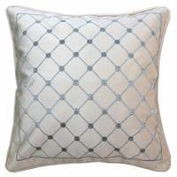 Kussen DKD Home Decor Grijs 45 x 10 x 45 cm Wit Ruiten