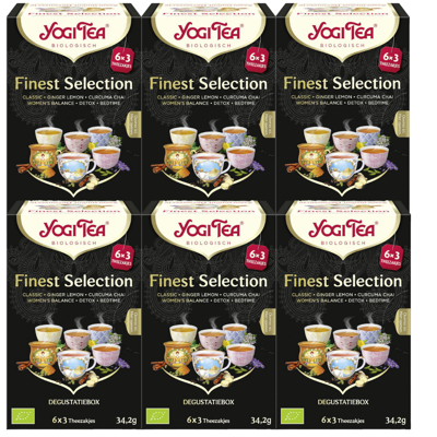 Yogi Tea Finest Selection Set Voordeelverpakking Yogi Tea Finest Selection Set Voordeelverpakking