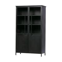 Woood Exhibit vitrinekast Zwart