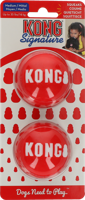 KONG Signature Balls 2-pk Md