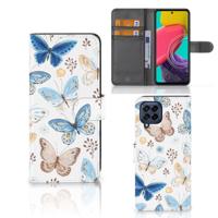 Telefoonhoesje | Met pasjeshouder | voor Samsung Galaxy M53 Vlinder