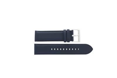 Horlogeband Armani Exchange AX2406 Leder Blauw 22mm