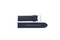Horlogeband Armani Exchange AX2406 Leder Blauw 22mm