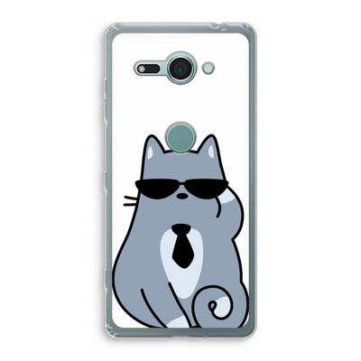 Cool cat: Sony Xperia XZ2 Compact Transparant Hoesje