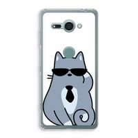 Cool cat: Sony Xperia XZ2 Compact Transparant Hoesje