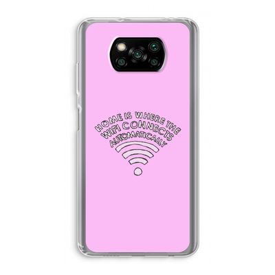 Home Is Where The Wifi Is: Xiaomi Poco X3 NFC Transparant Hoesje