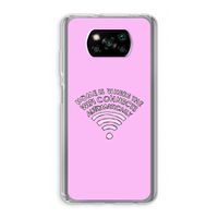 Home Is Where The Wifi Is: Xiaomi Poco X3 NFC Transparant Hoesje