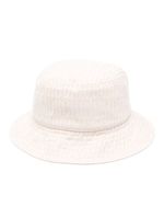 Moschino embroidered-logo bucket hat - Tons neutres