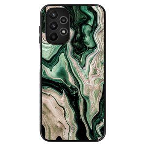 Samsung Galaxy A13 4G hoesje - Green waves