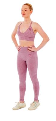 Xtreme Sportswear Dames Sportset - Sportlegging + Sport BH - Roze-XL