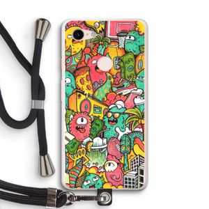 Vexx City: Pixel 3 XL Transparant Hoesje met koord
