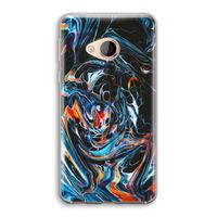 Black Unicorn: HTC U Play Transparant Hoesje