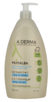 A-Derma Baby Primalba 2 In 1 Cleansing Gel 750 ml