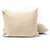 Sleeptime Teddy kussenslopen 2pack Taupe 60 x 70 cm