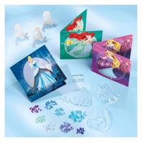 Totum disney princess - glitter shaker kaarten maken