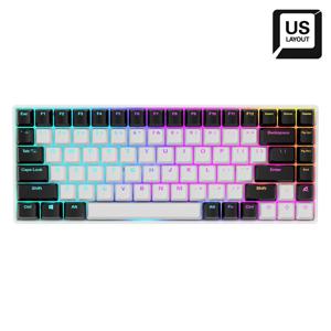 Sharkoon SKILLER SGK50 S3 toetsenbord Gamen USB QWERTY Amerikaans Engels Wit