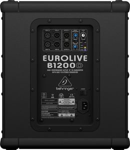 Behringer B1200D-PRO subwoofer 500 W Actieve subwoofer Zwart