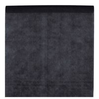 Santex Tafelkleed op rol - polyester - zwart - 120 cm x 10 m - Feesttafelkleden