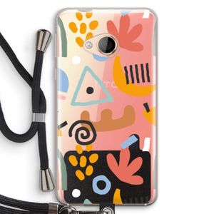 Abstract: HTC U Play Transparant Hoesje met koord