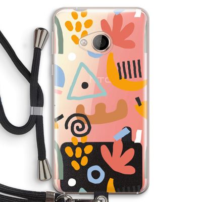 Abstract: HTC U Play Transparant Hoesje met koord