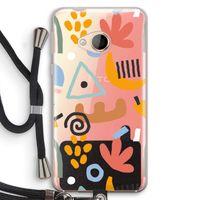 Abstract: HTC U Play Transparant Hoesje met koord