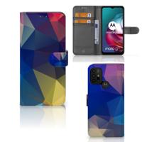 Motorola Moto G10 | G20 | G30 | Book Case | Polygon Dark