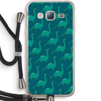 Diplodocus: Samsung Galaxy J3 (2016) Transparant Hoesje met koord