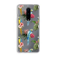 Kleurrijke papegaaien: OnePlus 8 Transparant Hoesje
