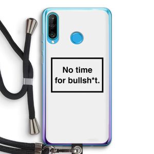 No time: Huawei P30 Lite Transparant Hoesje met koord