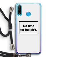 No time: Huawei P30 Lite Transparant Hoesje met koord