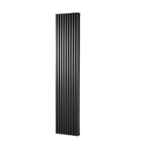 Designradiator Haceka Mojave Adoria 38x184 cm Antraciet 6-Punts Aansluiting (1377 Watt)