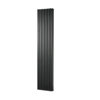 Designradiator Haceka Mojave Adoria 38x184 cm Antraciet 6-Punts Aansluiting (1377 Watt) - thumbnail