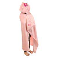 Noxxiez knuffeldeken met capuchon eenhoorn, 130x100cm