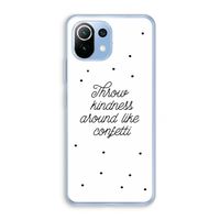 Confetti: Xiaomi Mi 11 Lite Transparant Hoesje