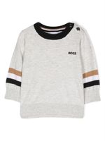 BOSS Kidswear pull à logo imprimé - Gris - thumbnail