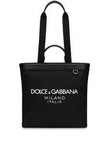 Dolce & Gabbana sac cabas à logo imprimé - Noir