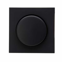 Kopp draaiknop mat-zwart voor druk-draai wisseldimmer HK07 490650008 - thumbnail
