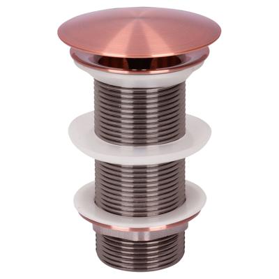 Differnz afvoerplug always open | L | rood koper | 72mm