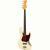 Fender American Professional II Jazz Bass Olympic White RW elektrische basgitaar met koffer