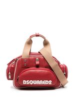 DSQUARED2 sac à main en cuir à logo imprimé - Rouge